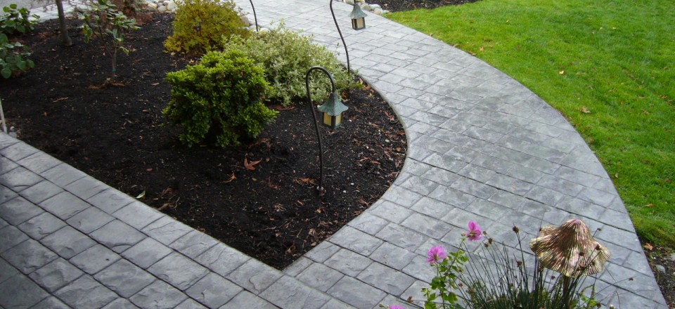 Stamped Walkway